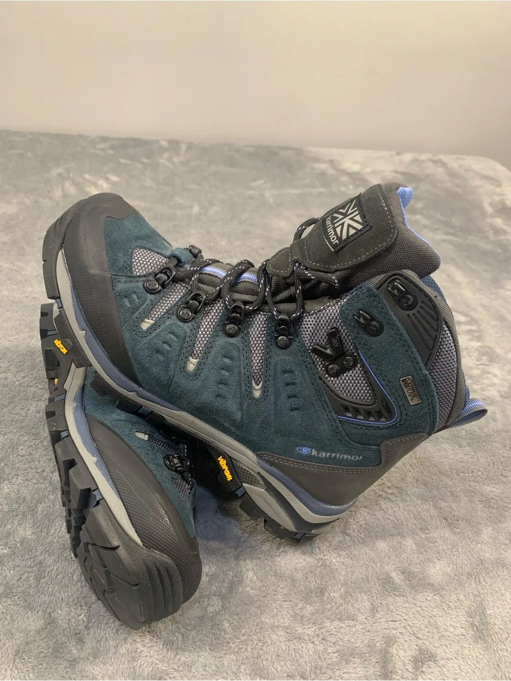 Karrimor Women’s Lynx Leopard Ladies WTX NVY Navy Blue Hiking Boots Womens 8